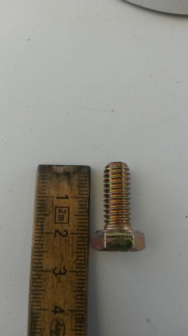 bult / skruv tum 10mm x 38mm