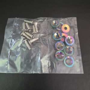 Skruvkit med dekorbricka REGNBÅGE