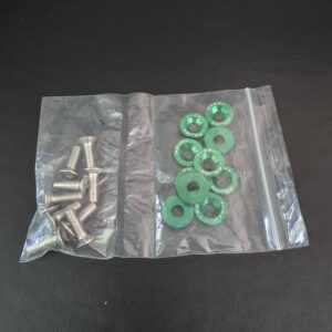 Skruvkit med dekorbricka GRÖN