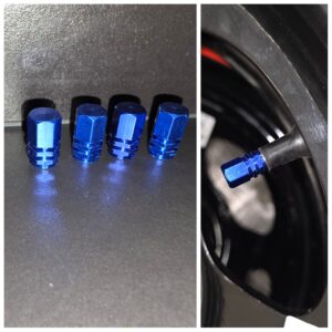 Däckventilshatt BLÅ