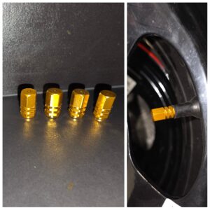 däckventilshatt GULD/GUL