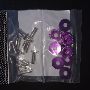 Skruvkit med dekorbricka LILA